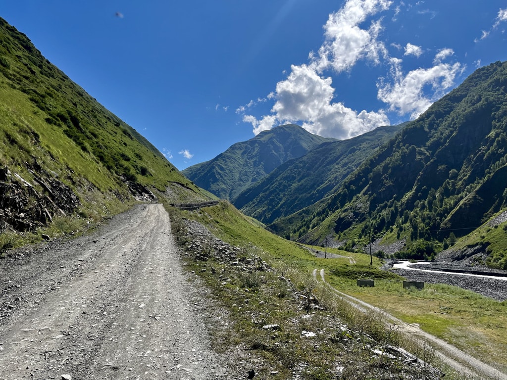 Road to Juta, Caucascus mountains