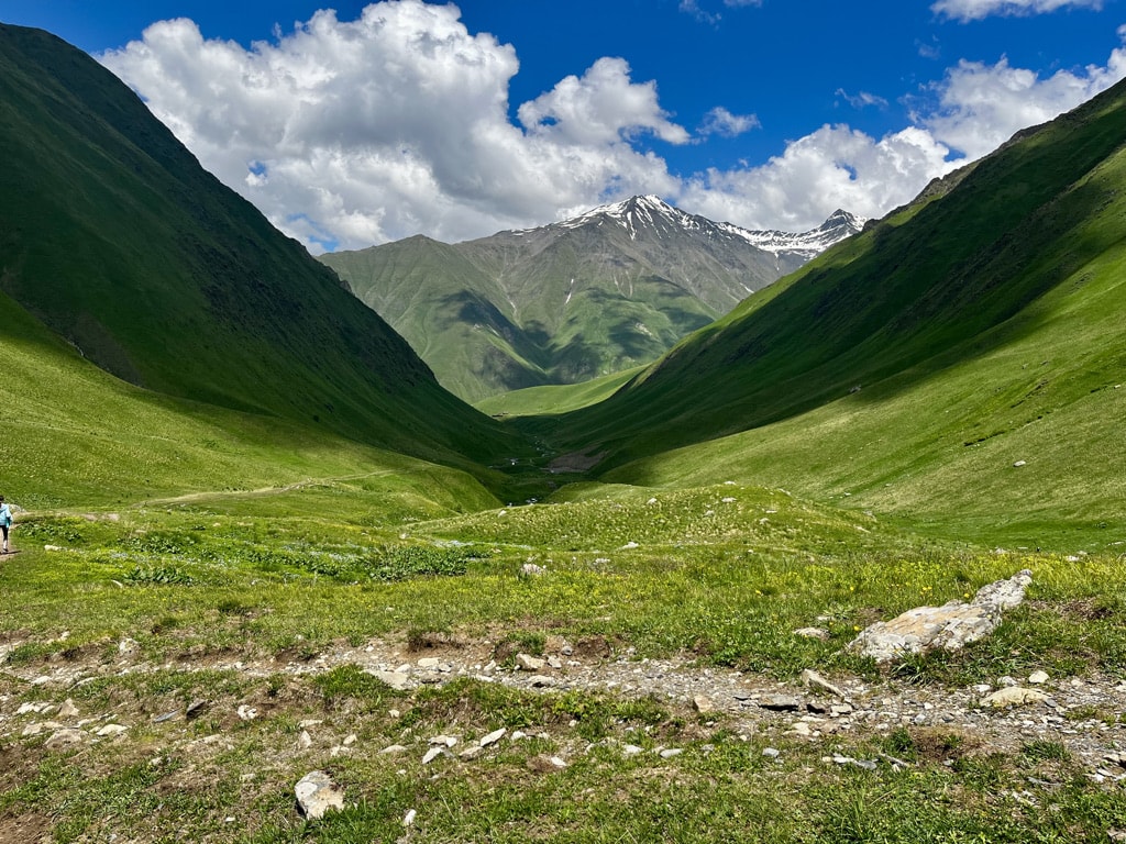 View in the Caucascus mountain range, Georgia