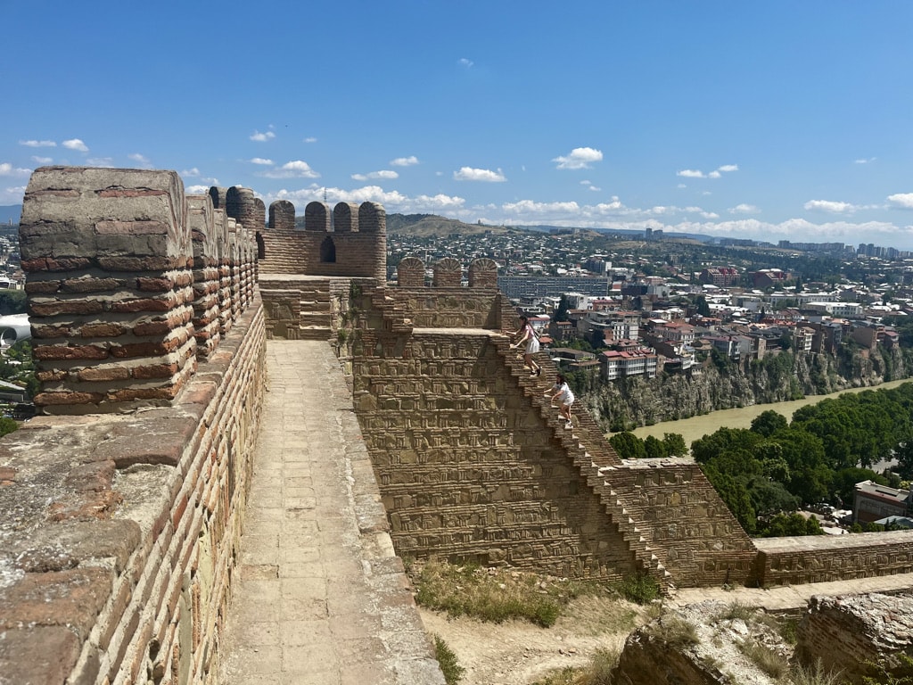 Narikala fortress with view on Tbilisi