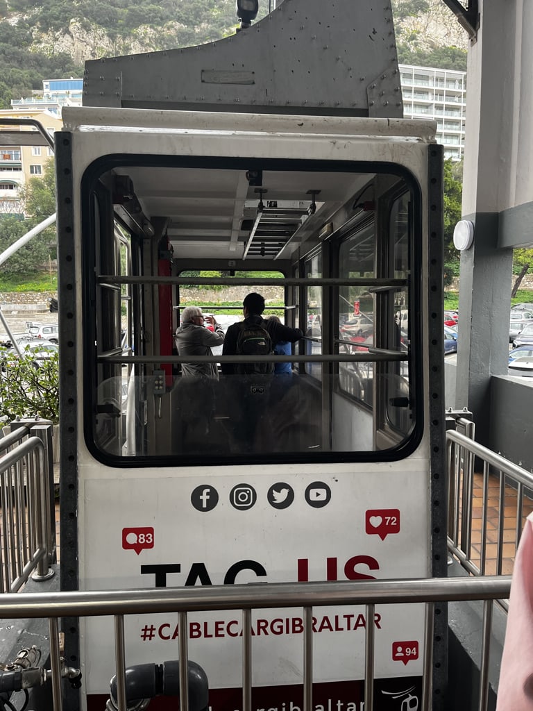 Cable Car to the top of Gibraltar