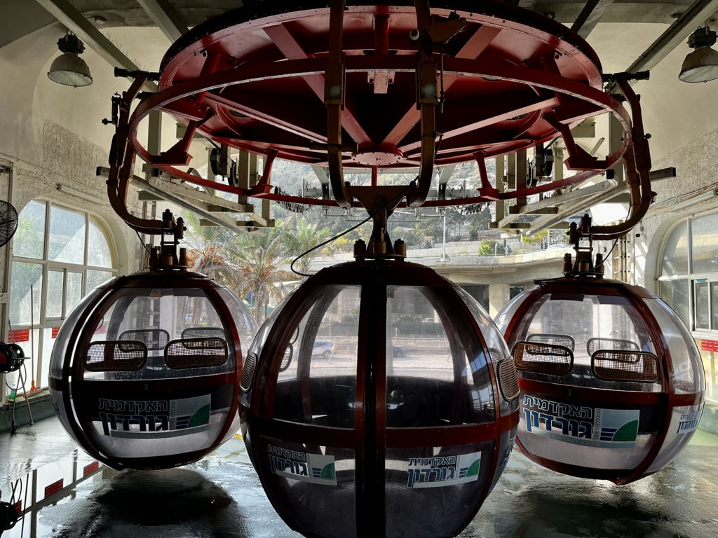 Cable Car in Haifa, Israel