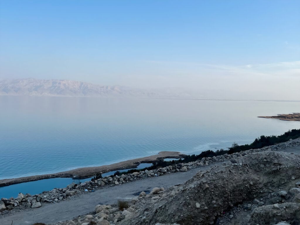 View of the Dead Sea in Israel