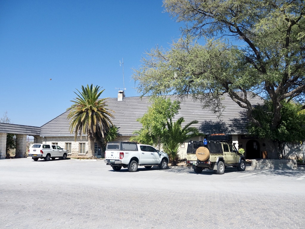 Okaukuejo reception area, Etosha