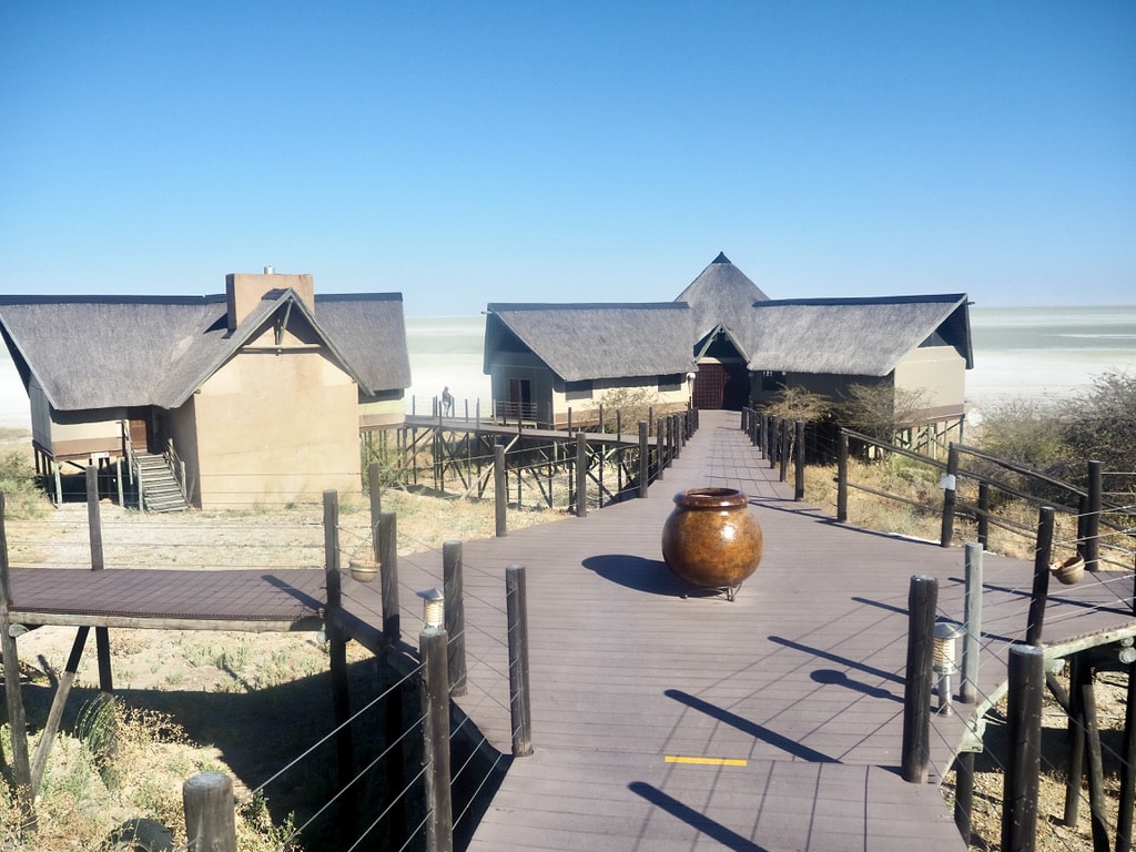 Entrance to the Onkoshi Camp in Etosha National Park