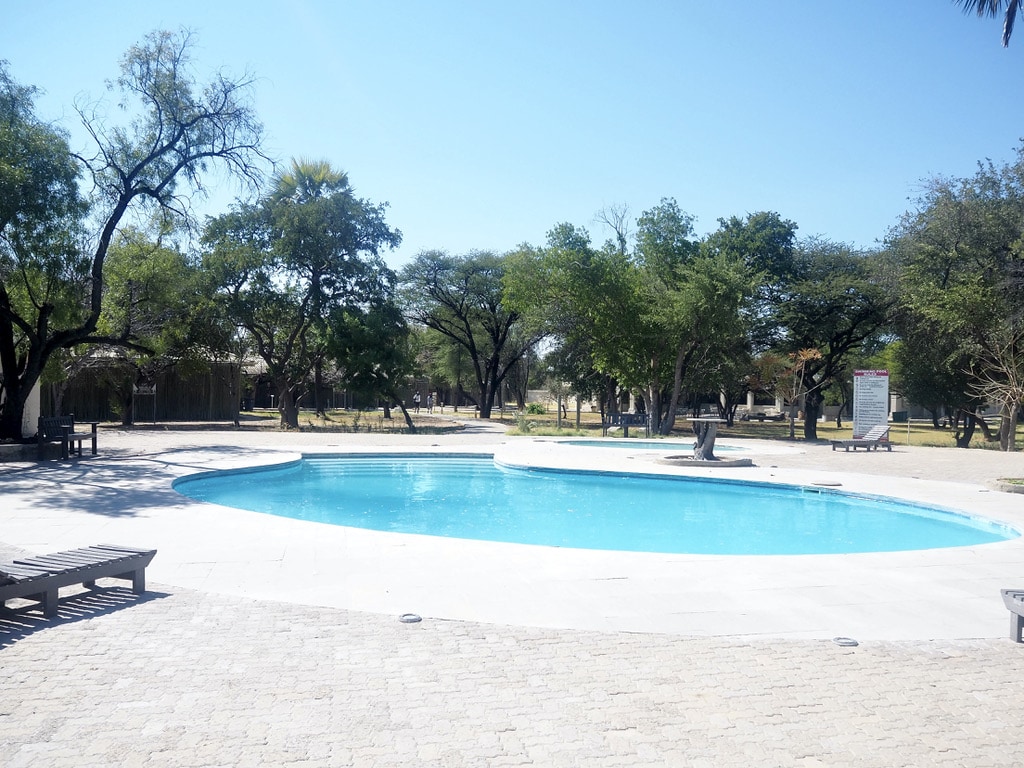 Swimming pool in Namutoni, Etosha, Namibia