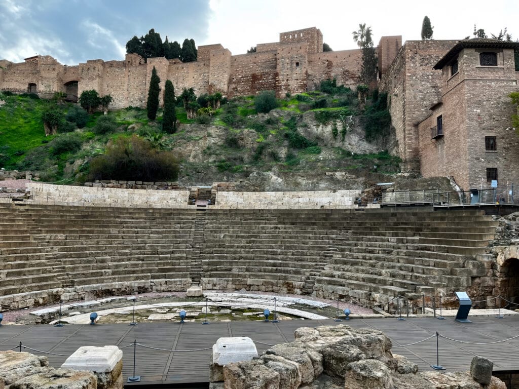 Roman Theater, Alcazaba on the top of the hill