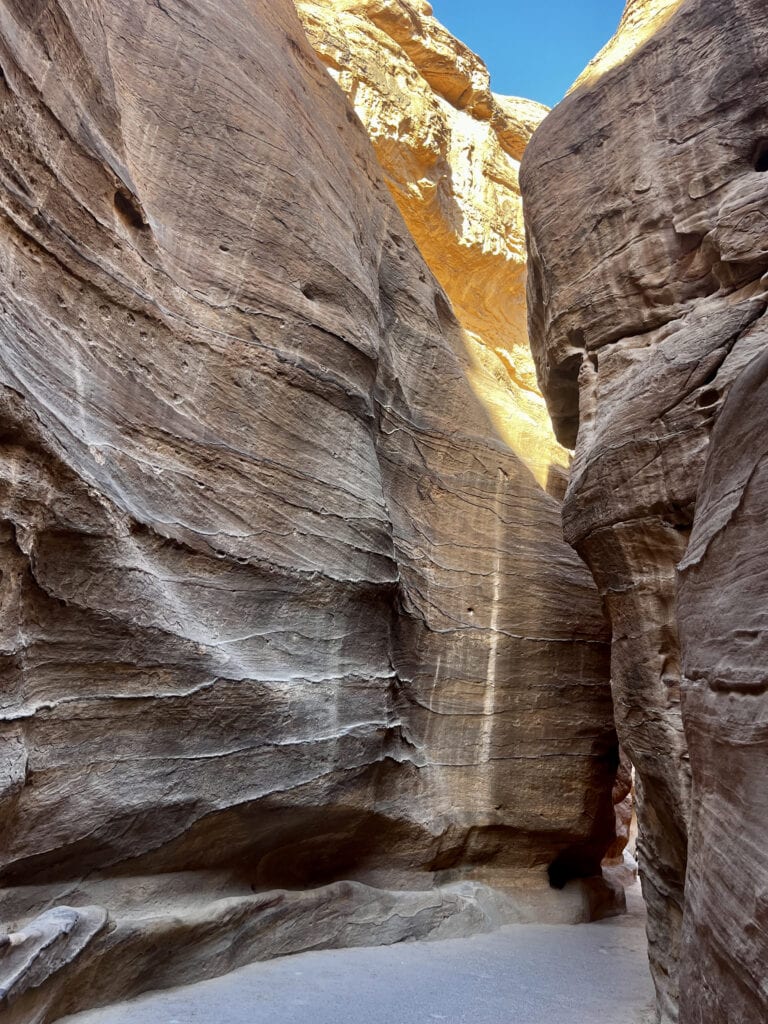 The Siq george in Petra