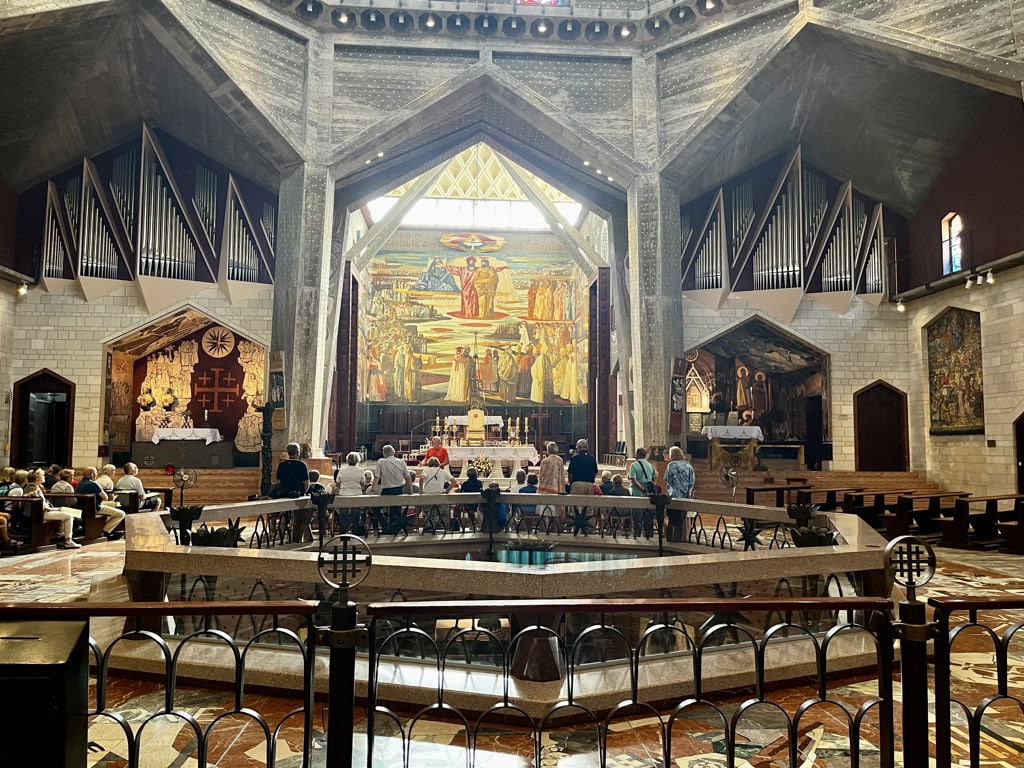 Inside the Basilica of the Annunciation, Nazareth