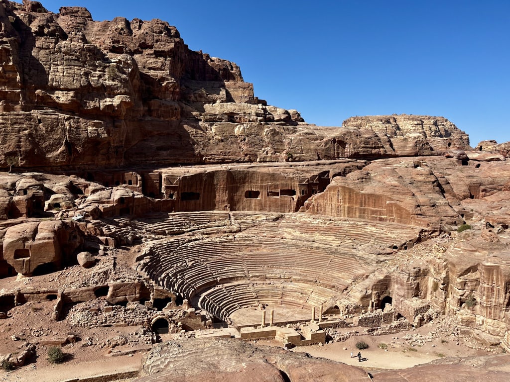 The Theater in Petra, Jordan