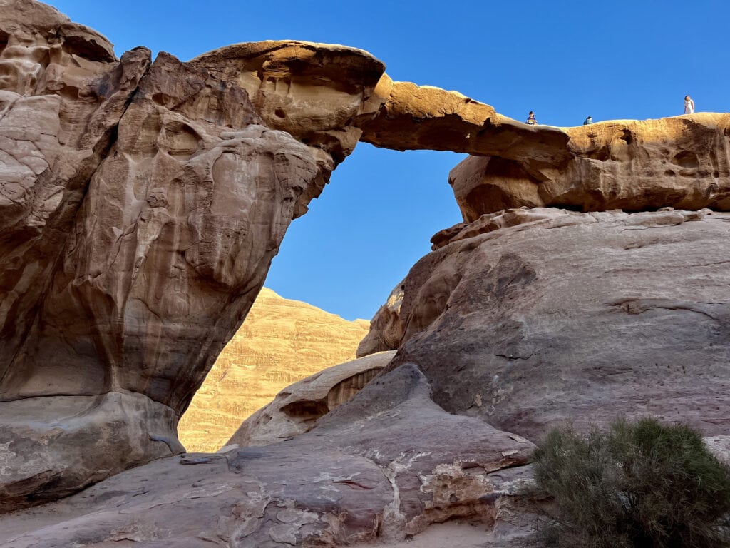 Wadi Rum, drive through desert