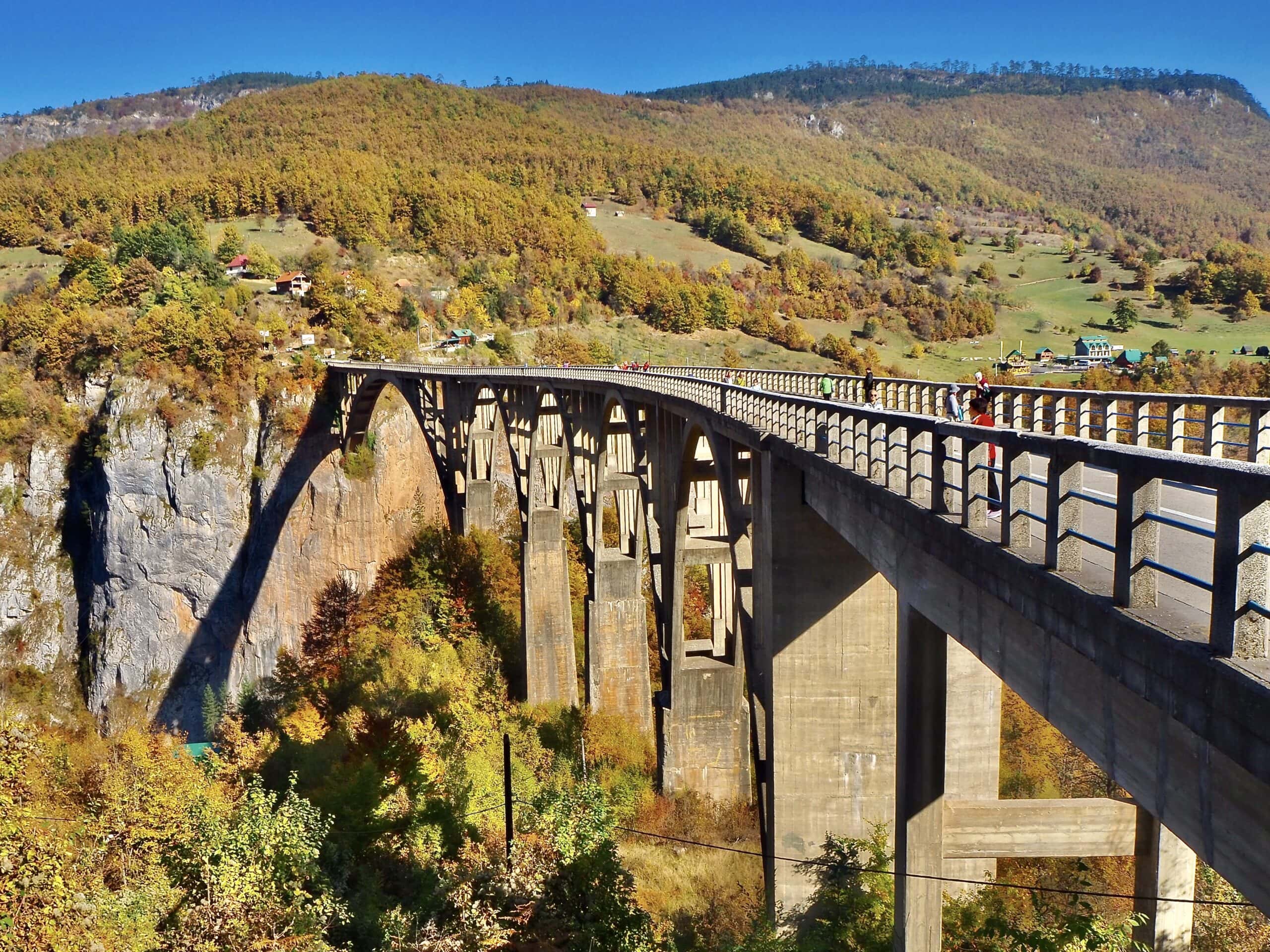 Đurđevića Tara Bridge in Durmitor National Park