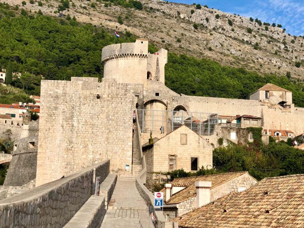 City Walls in Dubrovnik, Croatia