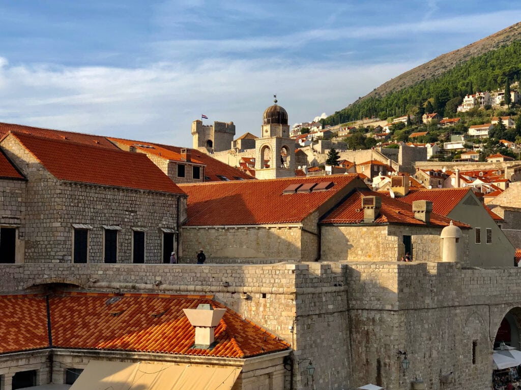 View of Dubrovnik city