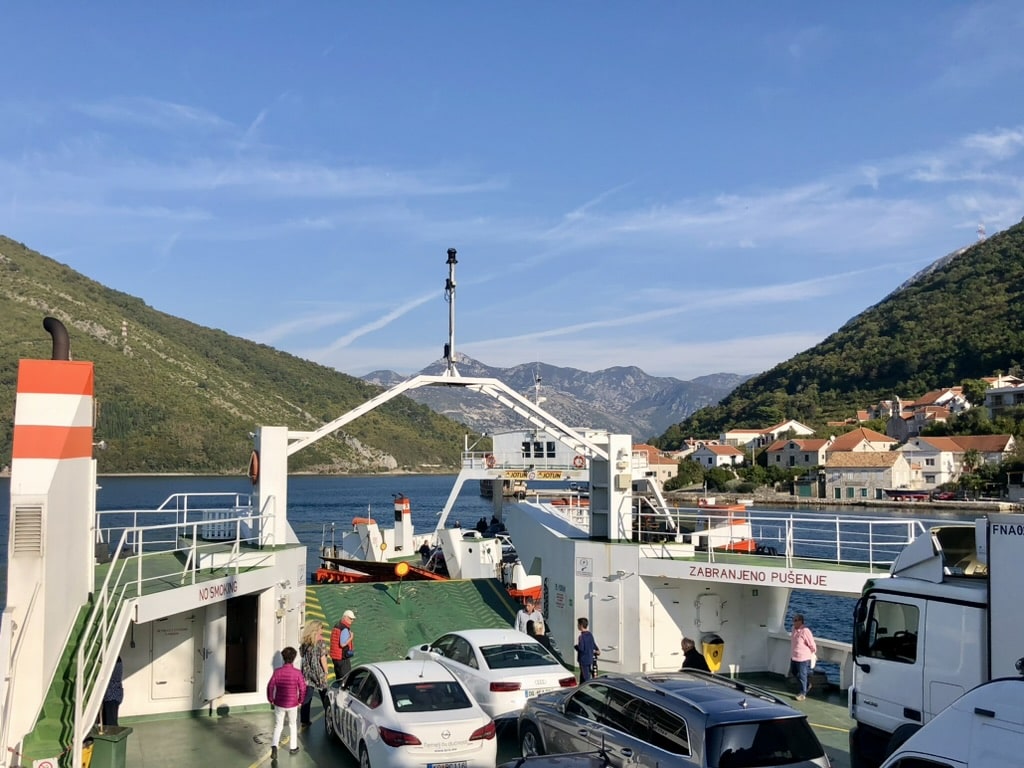 Ferry crossing in Croatia