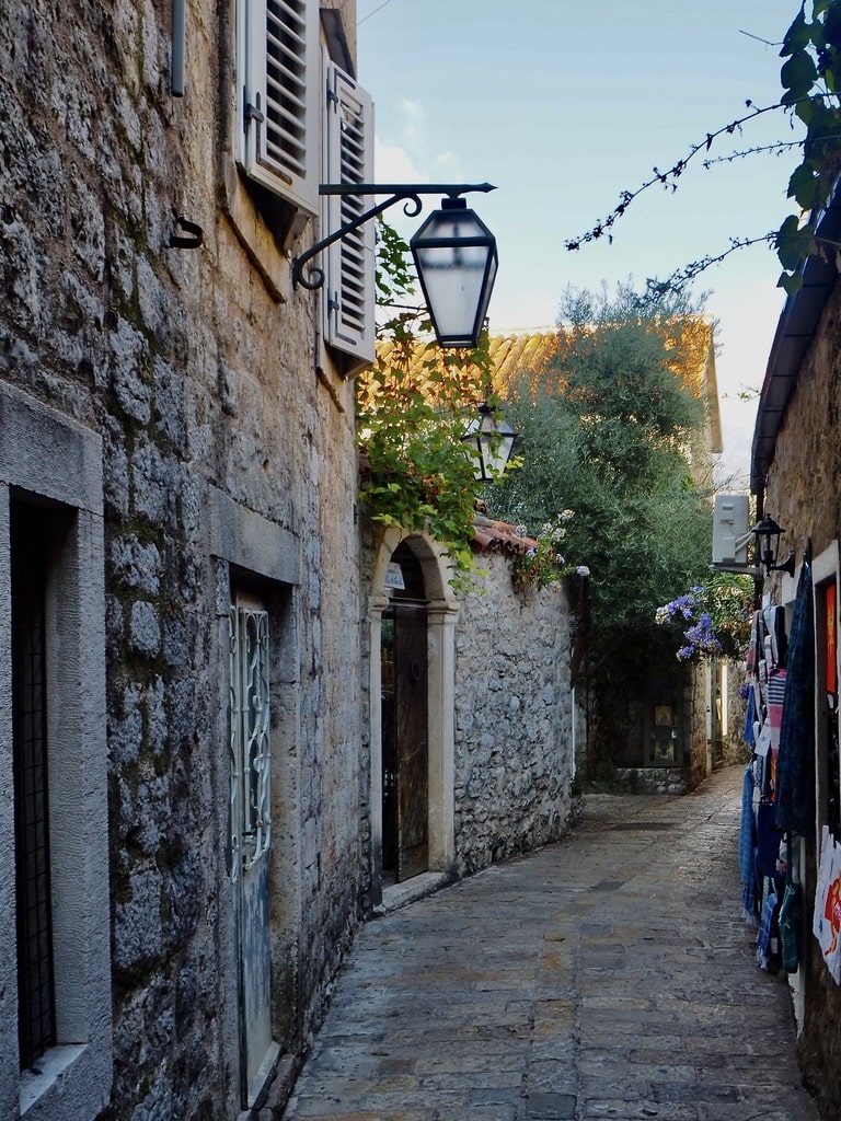 Street in Old Budva, MonteNegro