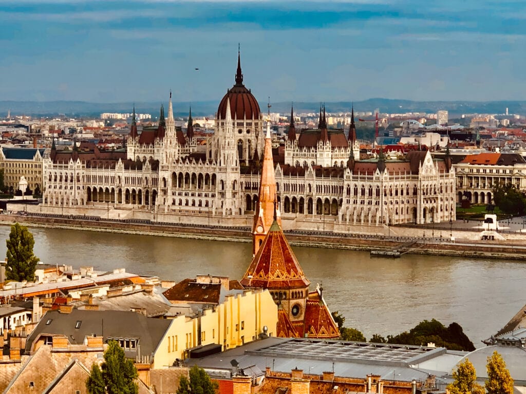 View of the Budapest Parlament from the Fisherman's Bastion, Hungary