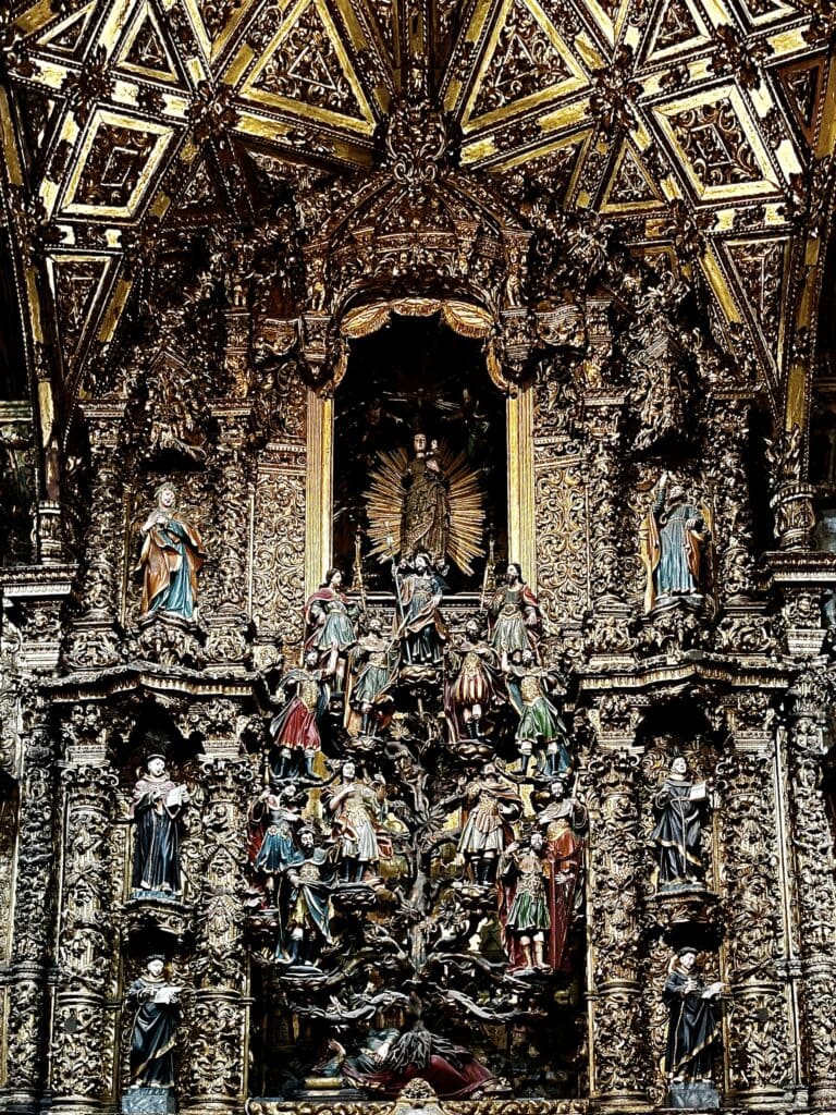 Jesus Family tree in the Church of São Francisco, Portugal, Porto