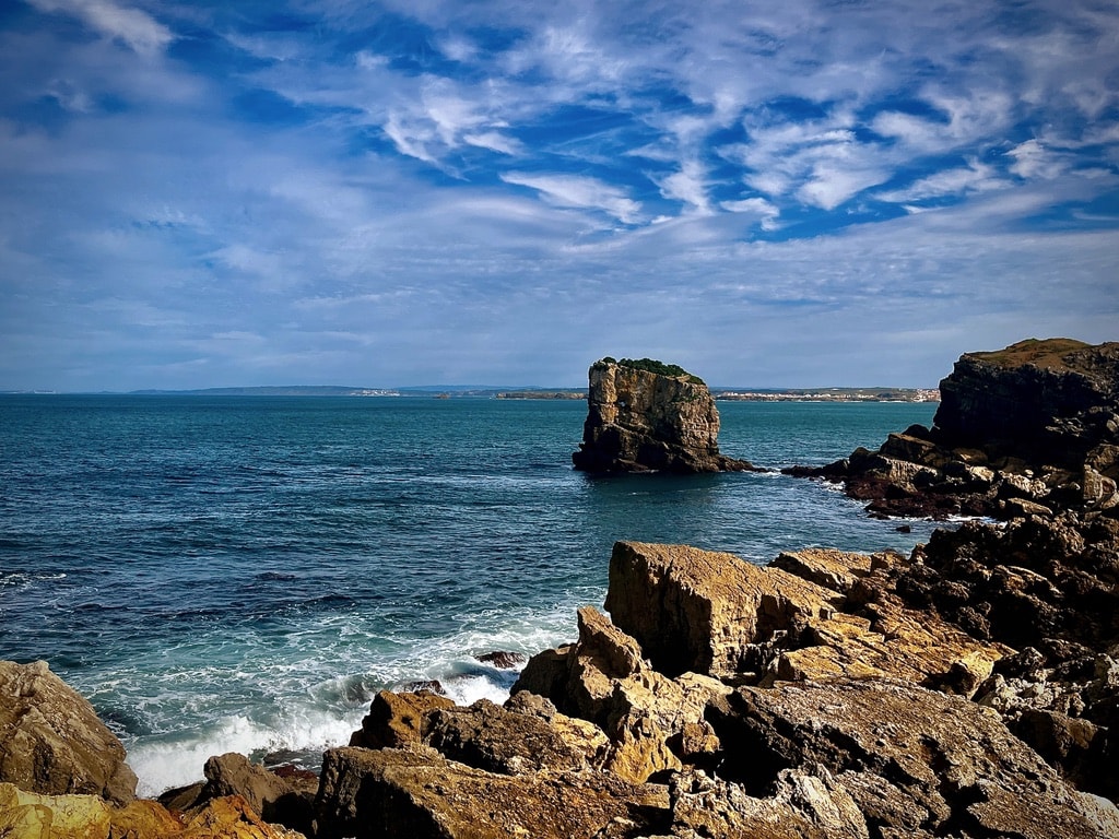 View of the Atlantic Ocean, Peniche, Portugal