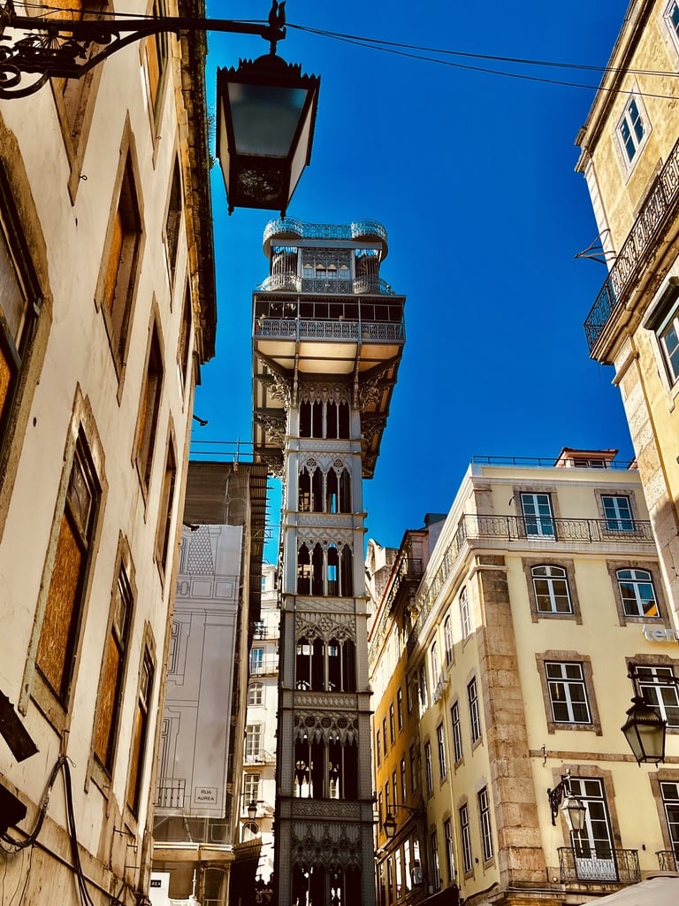 Santa Justa Elevator in Lisbon