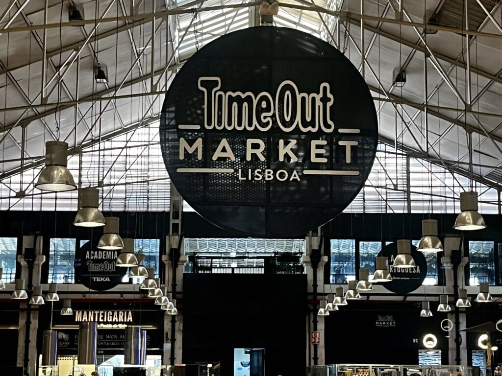 Time Out market in Lisbon