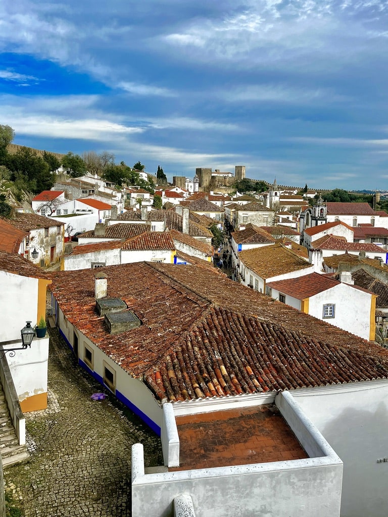 View of city of Óbidos, Portugal