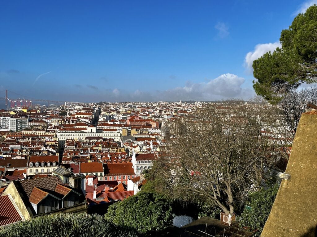 View of Lisbon from the Castle.