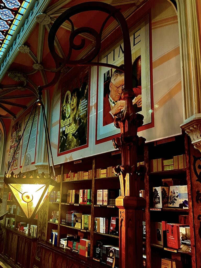 Livraria Lello, the library which is believed to inspire some Harry Potter movie scenes. Porto