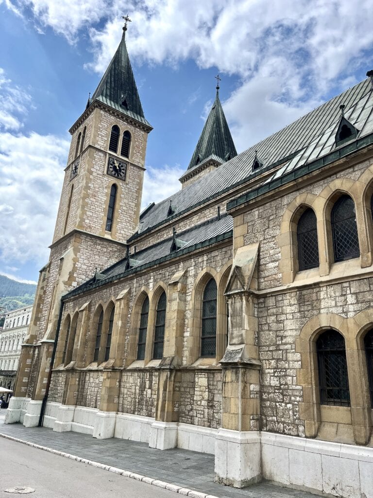 The Cathedral of Jesus’ Sacred Heart in Sarajevo