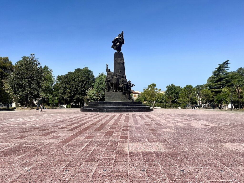 The Flag Square in Vlore, Albania