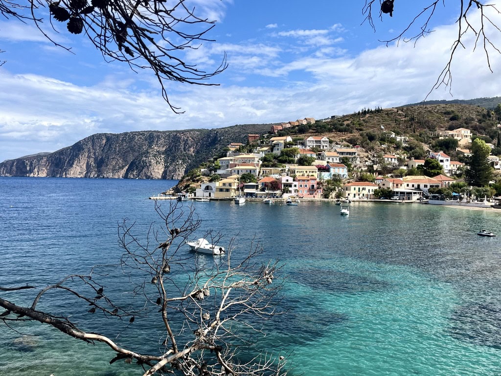 View of Assos and the sea, Kefalonia