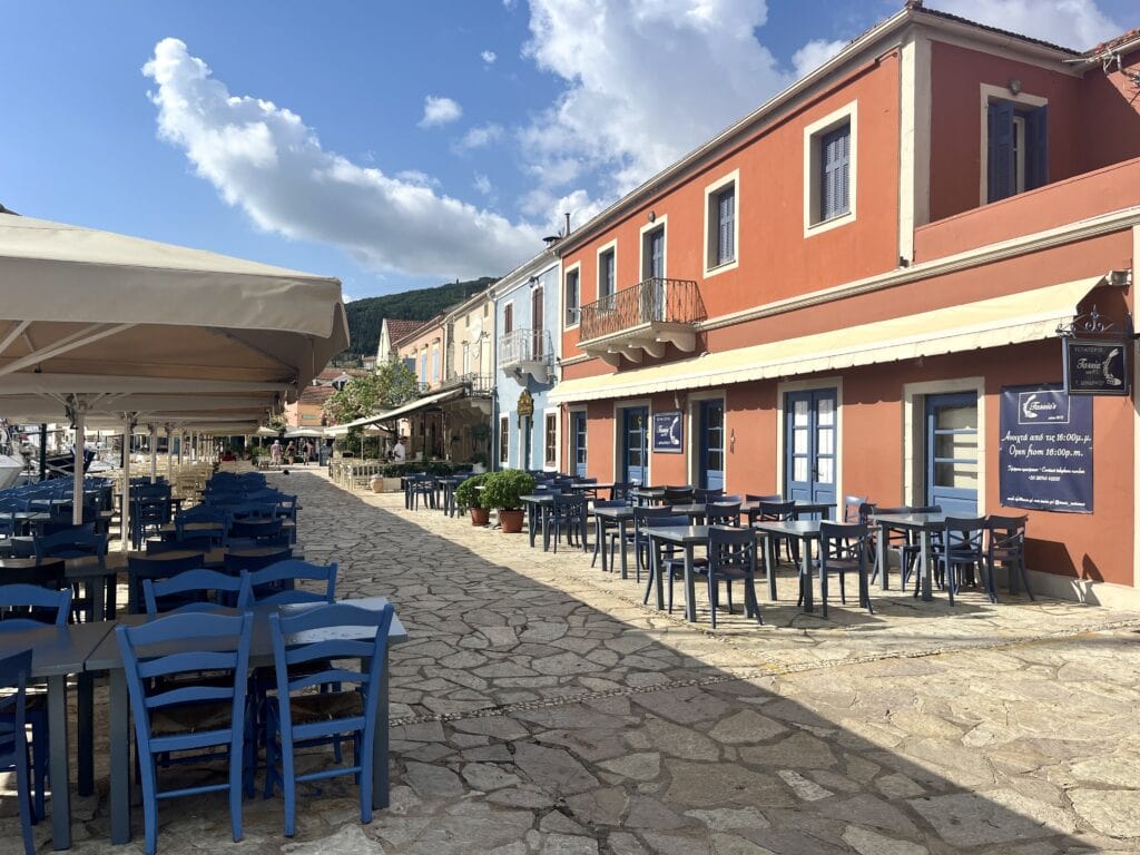 Fiskardo street, Greece, Kefalonia