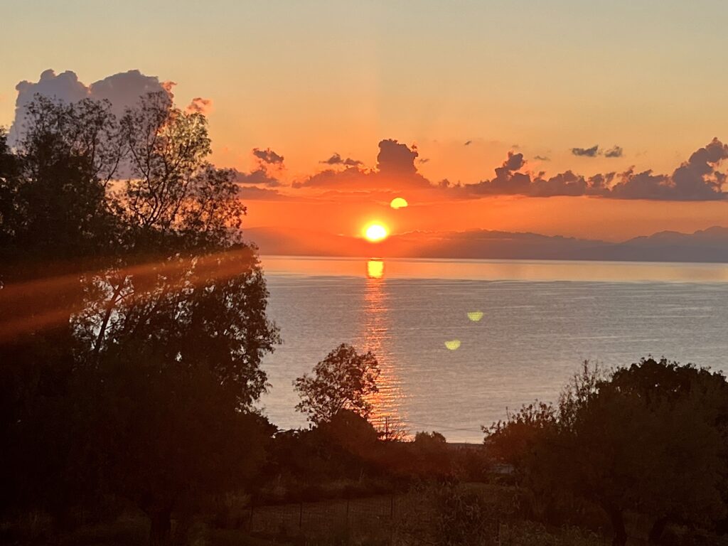 Sunrise over the sea, Kefalonia