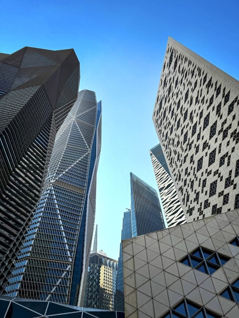 Skyscapers in KAFD, Riyadh