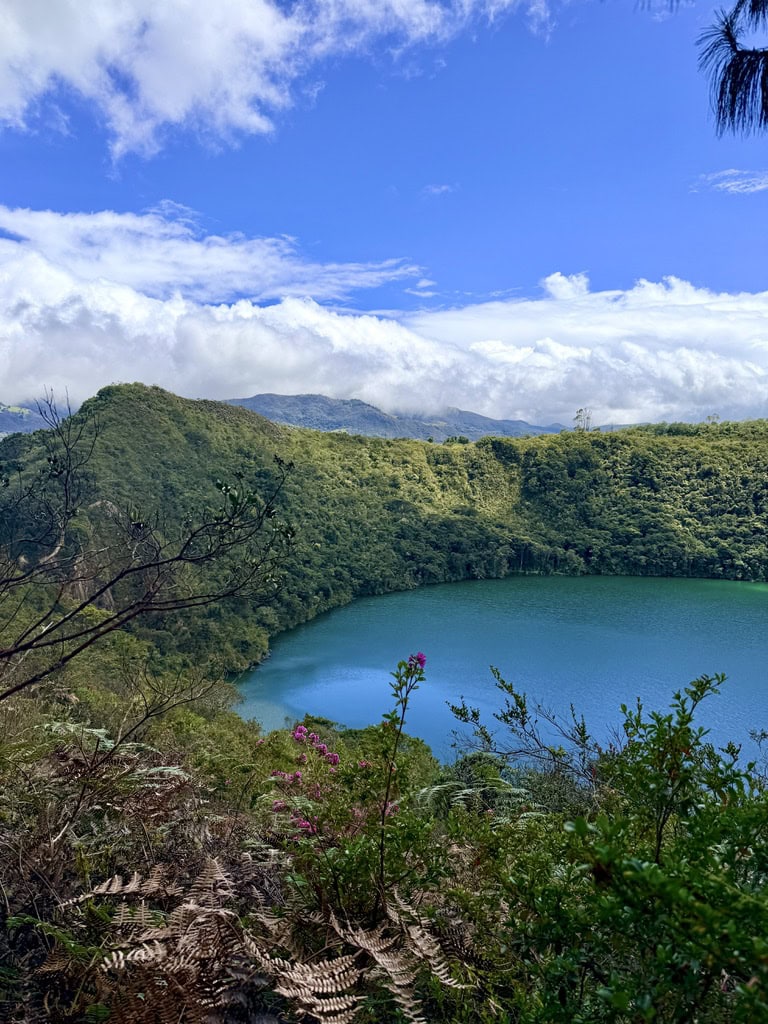 Lake Guatavita in Colombia