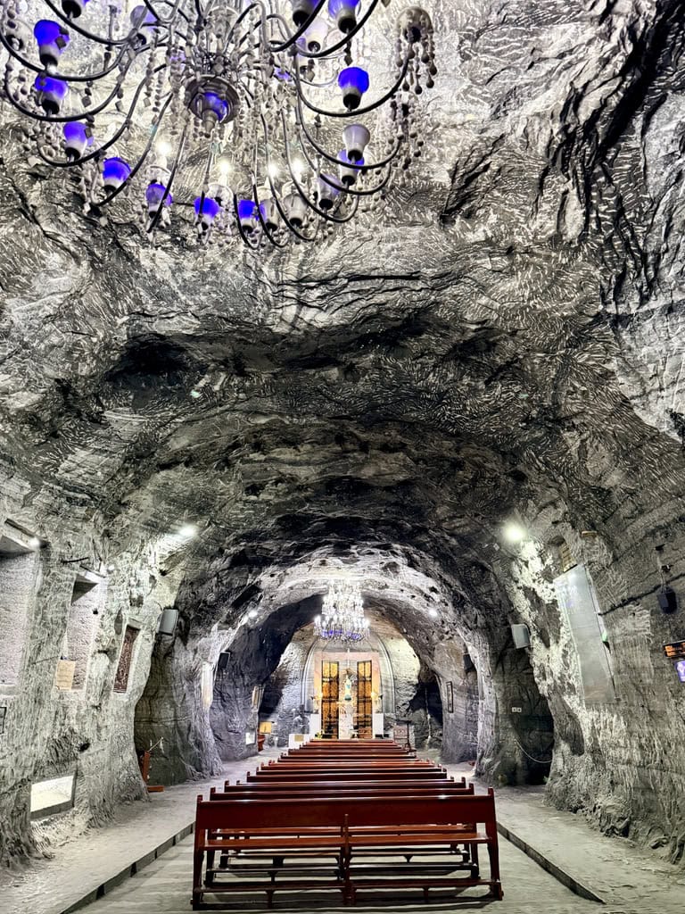The Salt Cathedral of Zipaquirá in Colombia