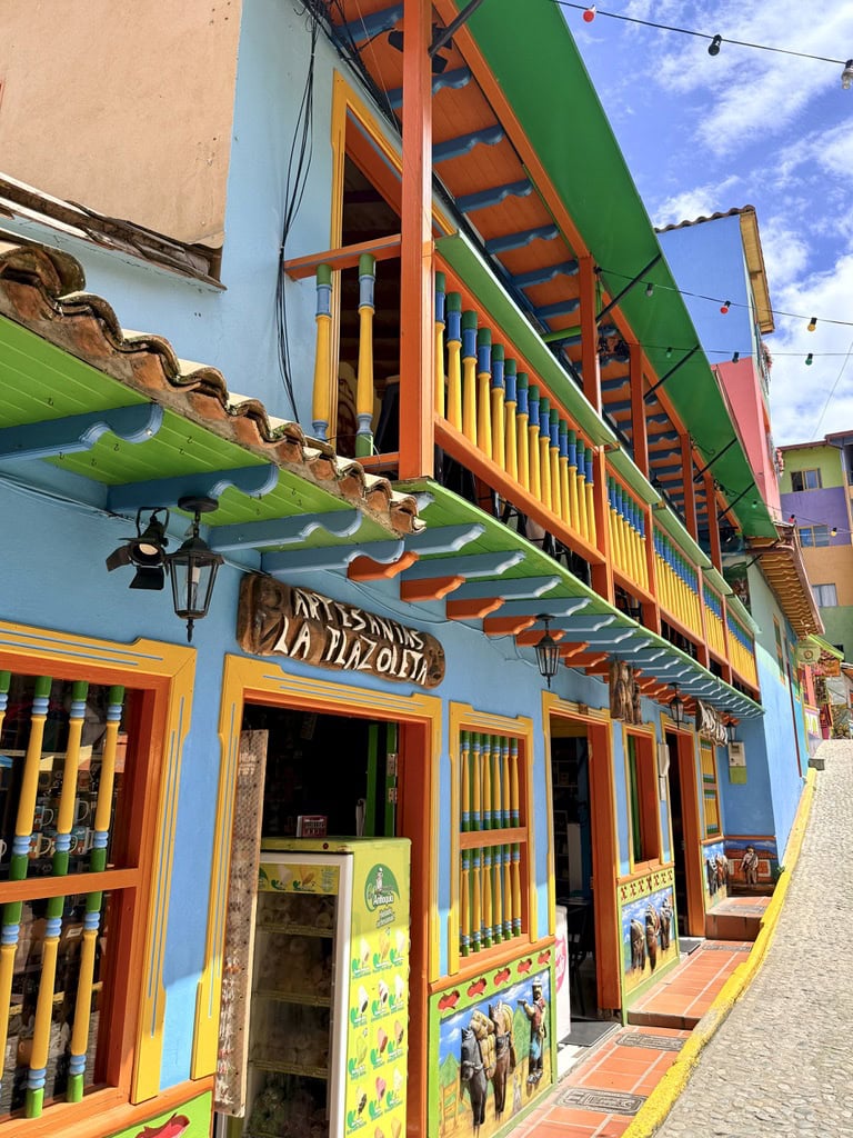 Colorful house in Guatapé, Colombia